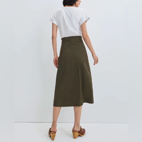 BID Veronica Beard Larsen Dress Two-tone White / Green Dress, Small - Picture 4 of 9